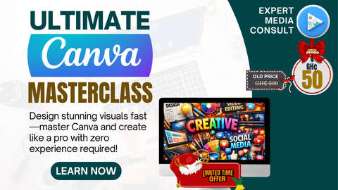 ULTIMATE CANVA MASTERCLASS: FROM BEGINNER TO PRO
